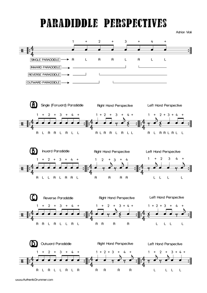 Paradiddle Perspectives full