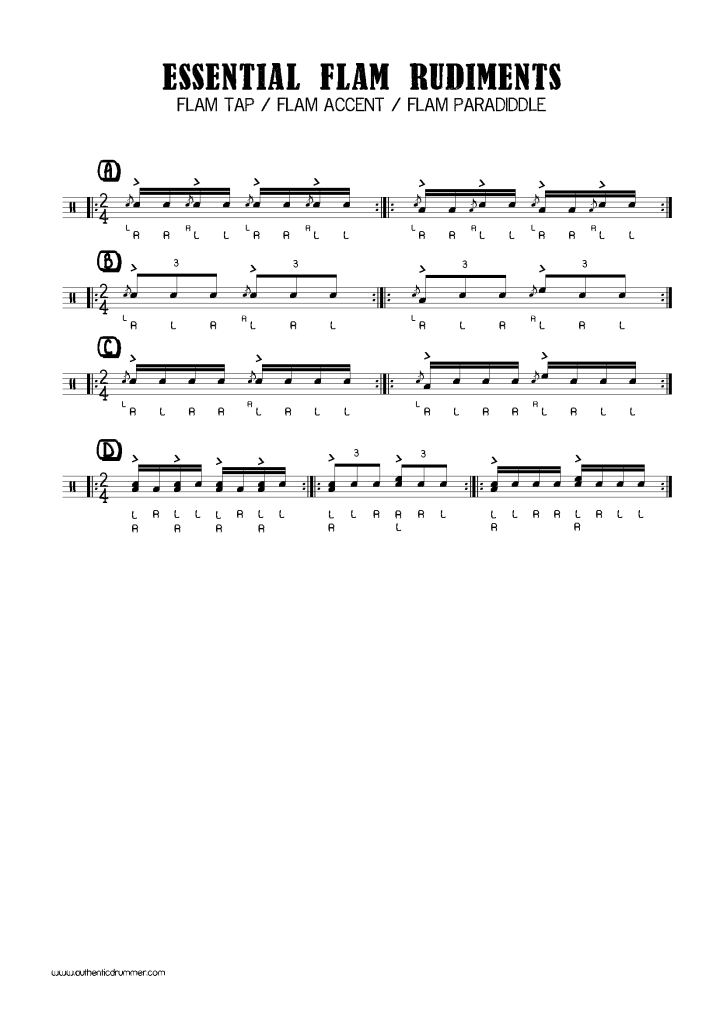 ESSENTIAL FLAM RUDIMENTS